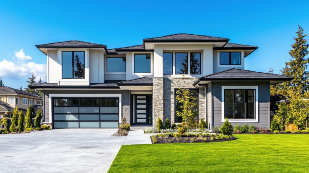 Modern suburban home