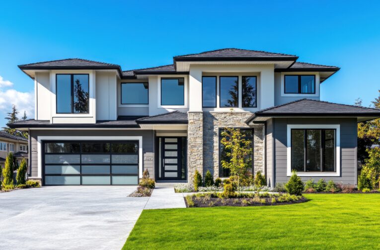 Modern suburban home
